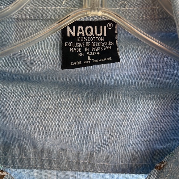 Cotton chambray embroidered tunic/blouse - Picture 4 of 6